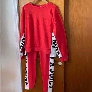 NWT Juicy Couture Terry Sweatshirt and Pant Set ✨